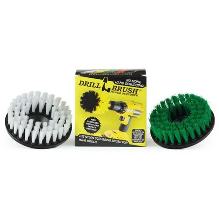 DRILLBRUSH Drill Brush - Kitchen Tools - Grout Cleaner - Large Spin Brush Kit 5n-S-GW-H-DB